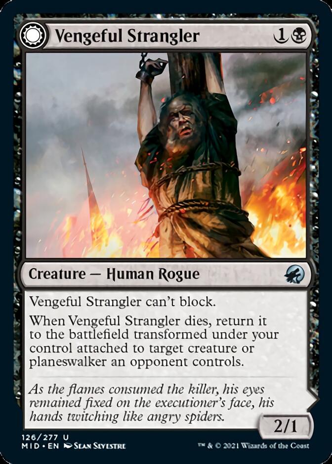 Vengeful Strangler // Strangling Grasp [Innistrad: Midnight Hunt] | Enigma On Main