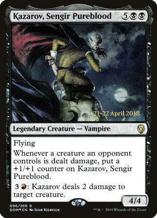 Kazarov, Sengir Pureblood [Dominaria Promos] | Enigma On Main