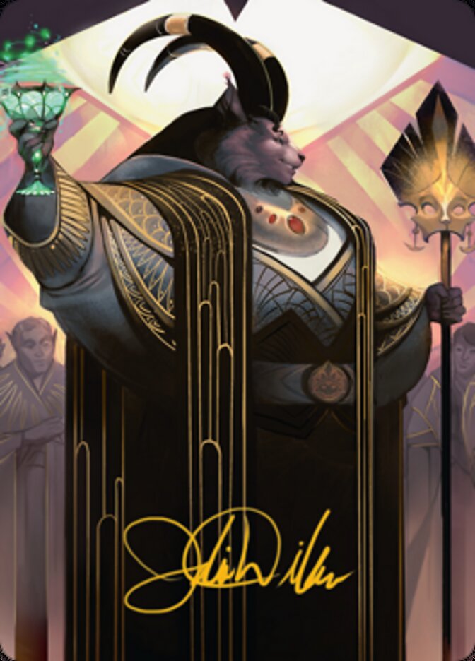 Jetmir, Nexus of Revels 2 Art Card (Gold-Stamped Signature) [Streets of New Capenna Art Series] | Enigma On Main