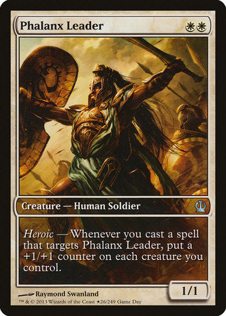 Phalanx Leader [Theros Promos] | Enigma On Main