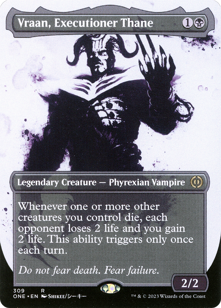 Vraan, Executioner Thane (Borderless Ichor) [Phyrexia: All Will Be One] | Enigma On Main