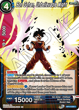 Son Gohan, Unbelievable Might (Common) [BT13-038] | Enigma On Main