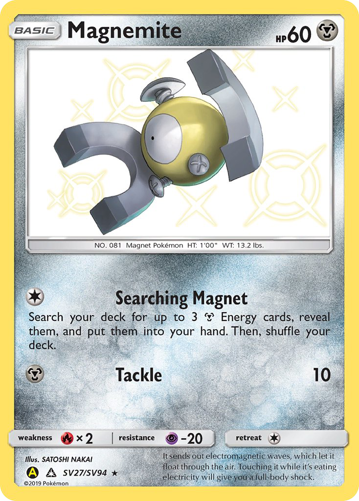 Magnemite (SV27/SV94) [Sun & Moon: Hidden Fates - Shiny Vault] | Enigma On Main