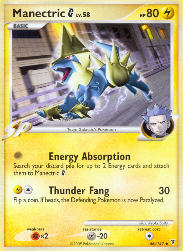 Manectric G (66/147) [Platinum: Supreme Victors] | Enigma On Main