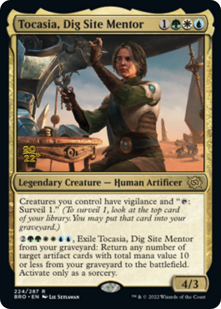 Tocasia, Dig Site Mentor [The Brothers' War: Prerelease Promos] | Enigma On Main