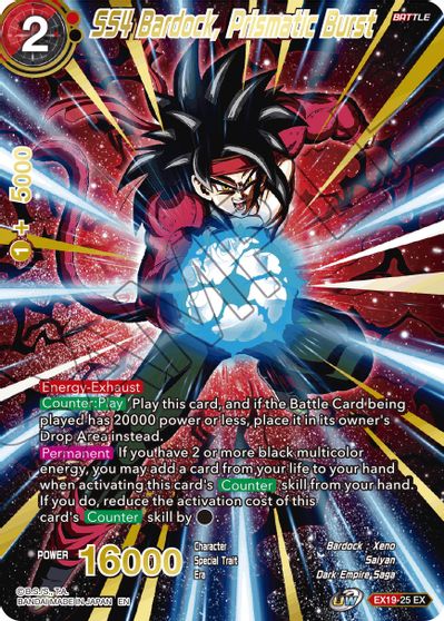 SS4 Bardock, Prismatic Burst (EX19-25) [Special Anniversary Set 2021] | Enigma On Main