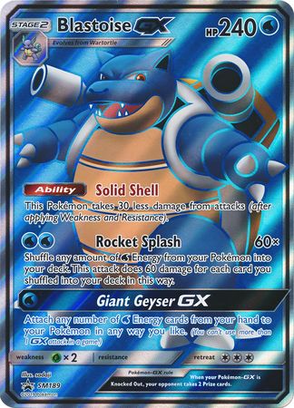 Blastoise GX (SM189) (Jumbo Card) [Sun & Moon: Black Star Promos] | Enigma On Main