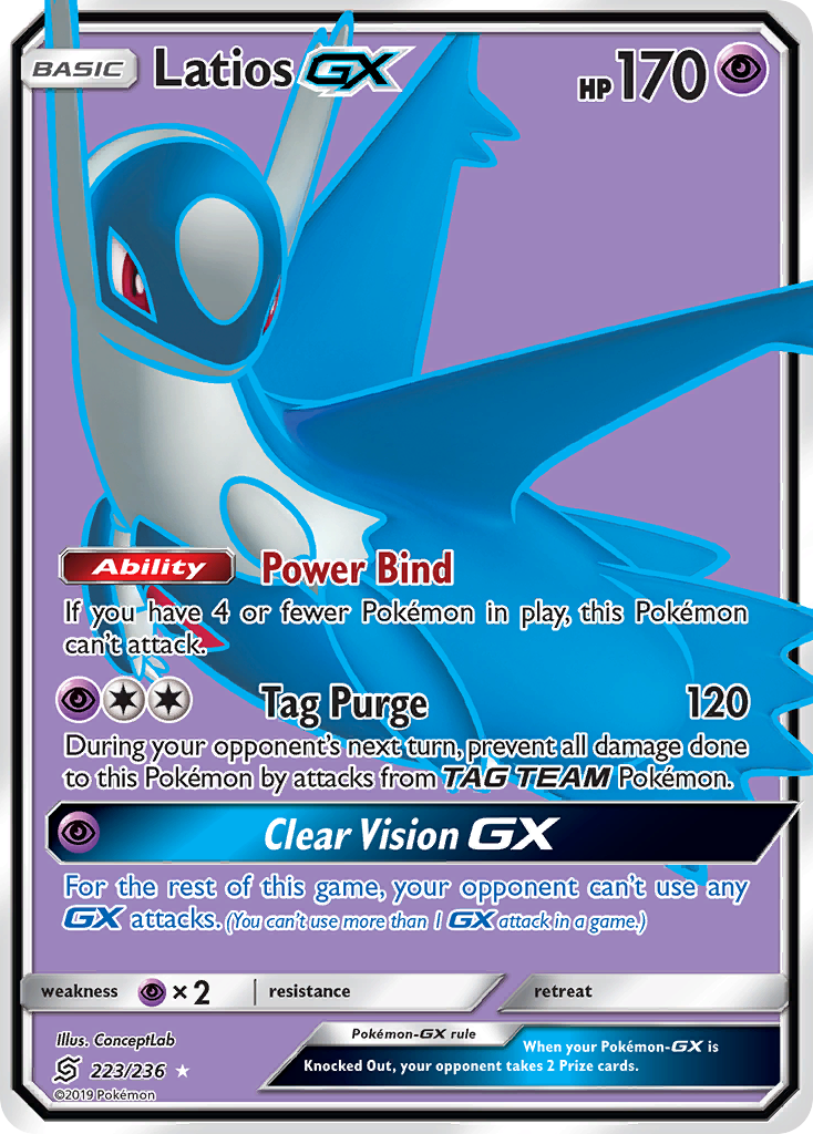 Latios GX (223/236) [Sun & Moon: Unified Minds] | Enigma On Main