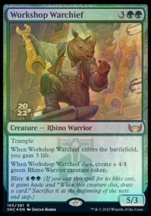 Workshop Warchief [Streets of New Capenna Prerelease Promos] | Enigma On Main