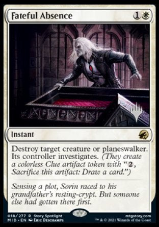 Fateful Absence (Promo Pack) [Innistrad: Midnight Hunt Promos] | Enigma On Main