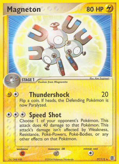 Magneton (27/112) [EX: FireRed & LeafGreen] | Enigma On Main