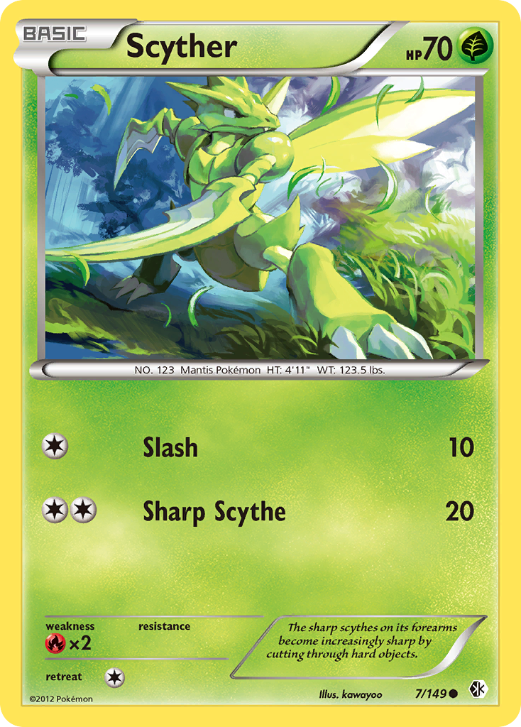 Scyther (7/149) [Black & White: Boundaries Crossed] | Enigma On Main