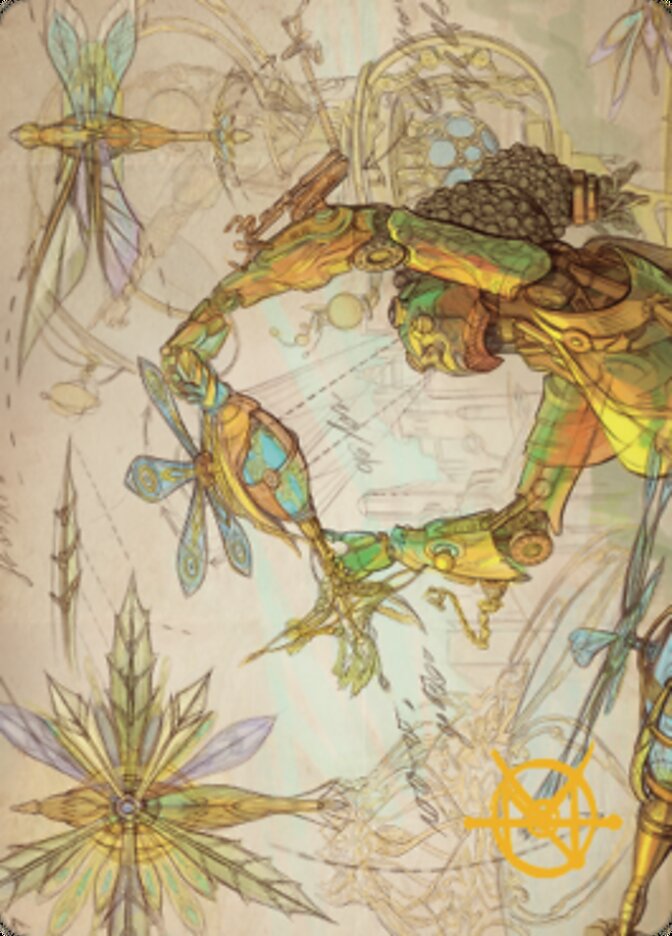 Inspiring Statuary Art Card (Gold-Stamped Signature) [The Brothers' War Art Series] | Enigma On Main