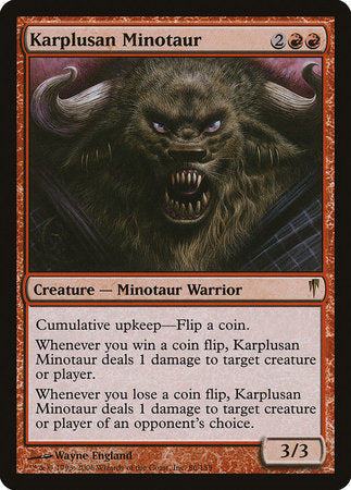 Karplusan Minotaur [Coldsnap] | Enigma On Main