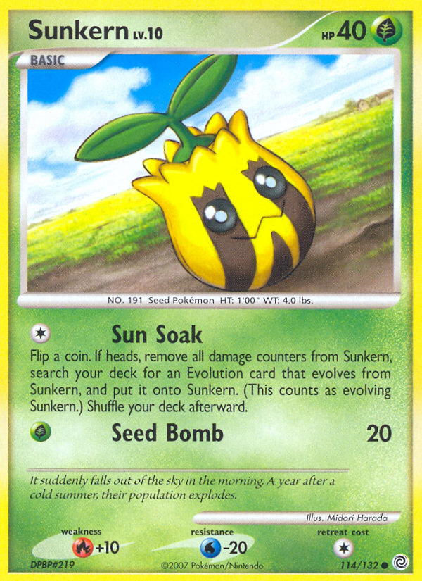 Sunkern (114/132) [Diamond & Pearl: Secret Wonders] | Enigma On Main