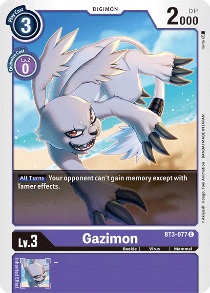 Gazimon [BT3-077] [Release Special Booster Ver.1.5] | Enigma On Main