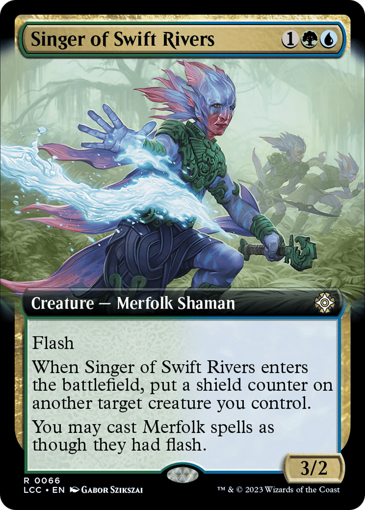 Singer of Swift Rivers (Extended Art) [The Lost Caverns of Ixalan Commander] | Enigma On Main