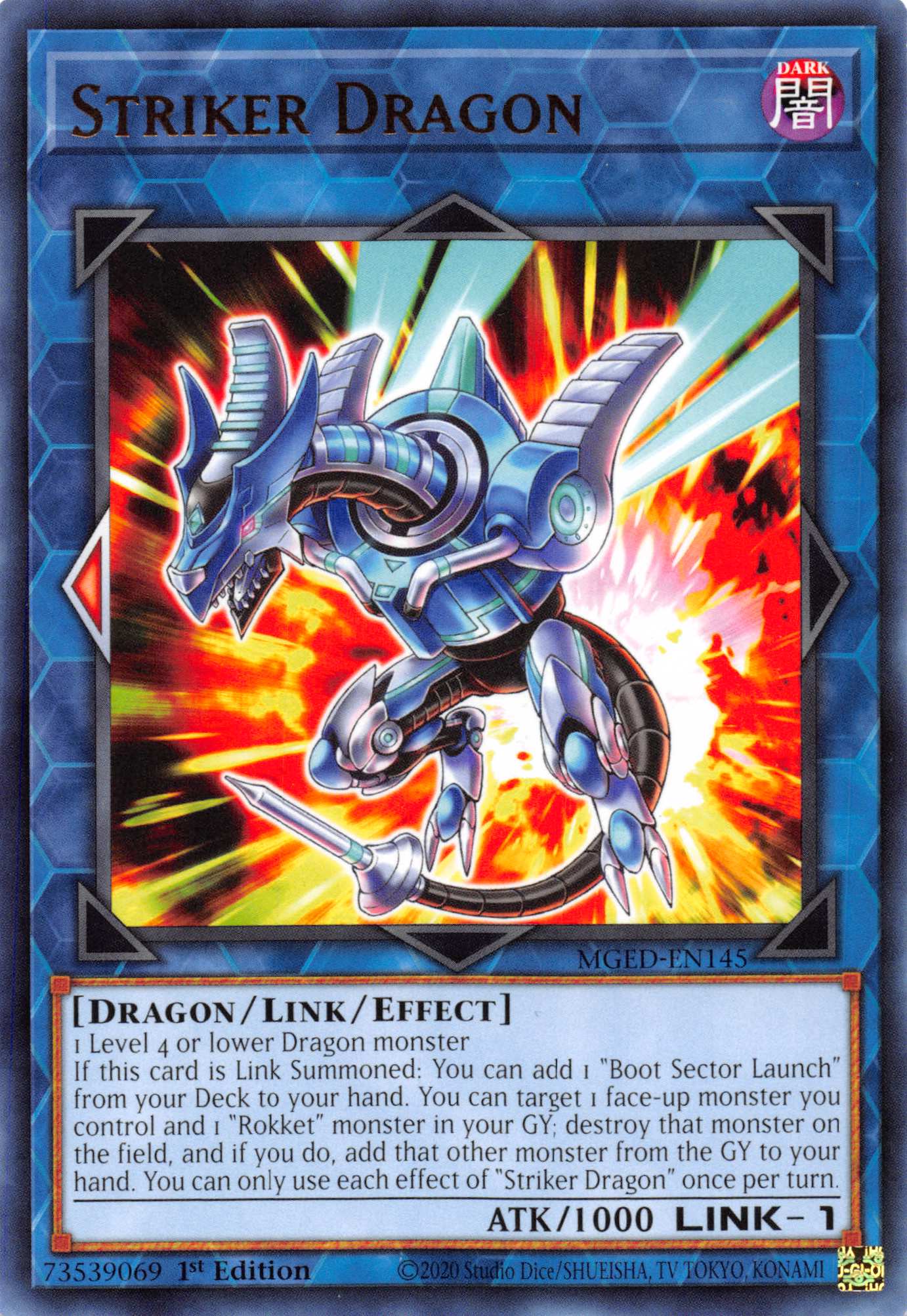 Striker Dragon [MGED-EN145] Rare | Enigma On Main