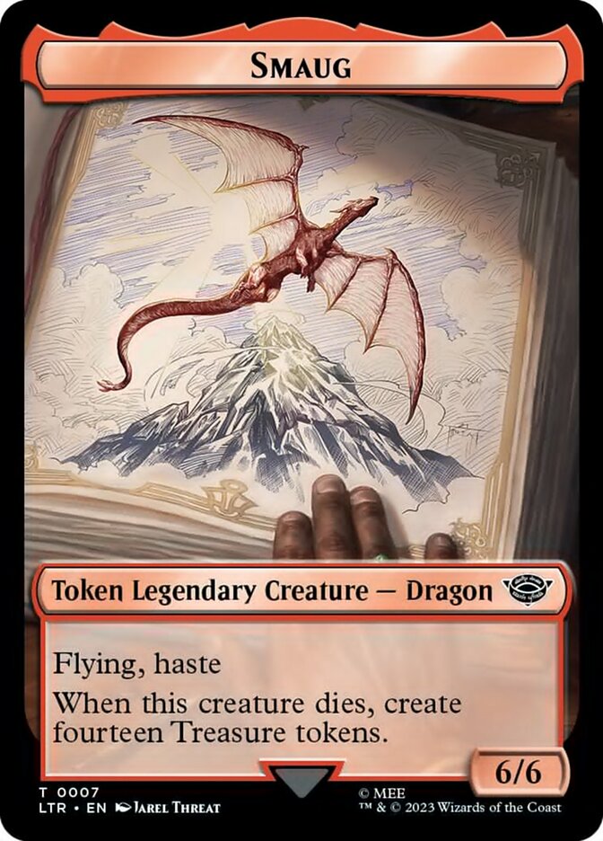 Smaug Token [The Lord of the Rings: Tales of Middle-Earth Tokens] | Enigma On Main