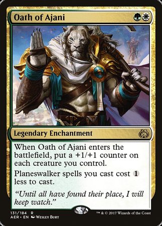 Oath of Ajani [Aether Revolt] | Enigma On Main