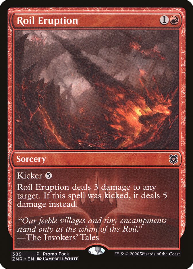 Roil Eruption (Promo Pack) [Zendikar Rising Promos] | Enigma On Main