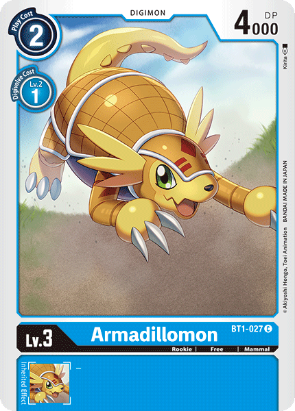 Armadillomon [BT1-027] [Release Special Booster Ver.1.0] | Enigma On Main