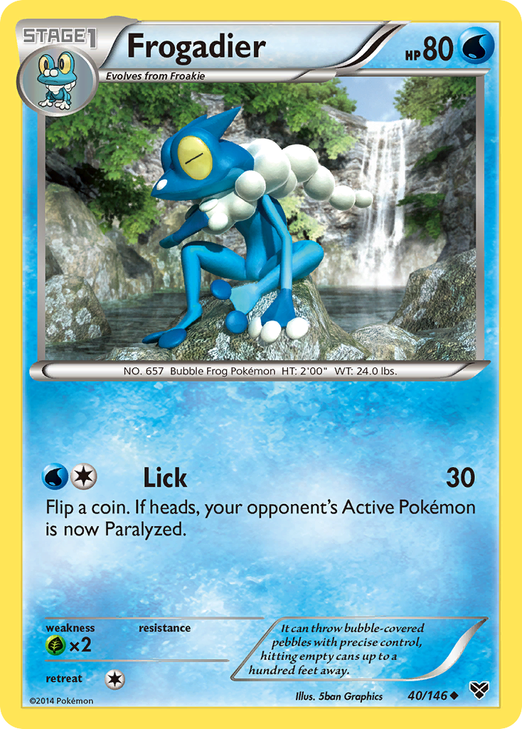 Frogadier (40/146) [XY: Base Set] | Enigma On Main