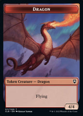 Treasure // Dragon Double-sided Token [Commander Legends: Battle for Baldur's Gate Tokens] | Enigma On Main