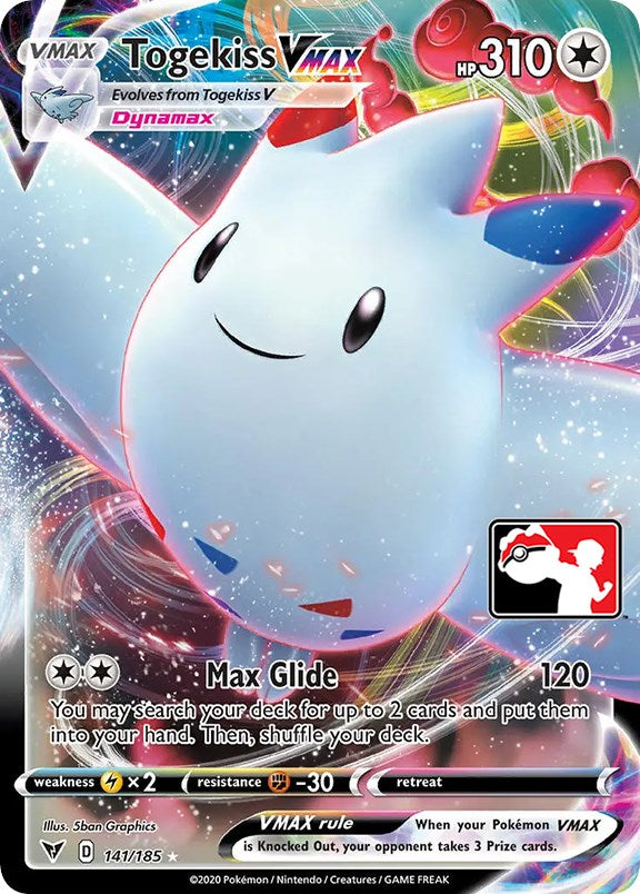 Togekiss VMAX (141/185) [Prize Pack Series One] | Enigma On Main