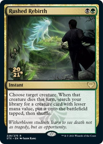 Rushed Rebirth [Strixhaven: School of Mages Prerelease Promos] | Enigma On Main