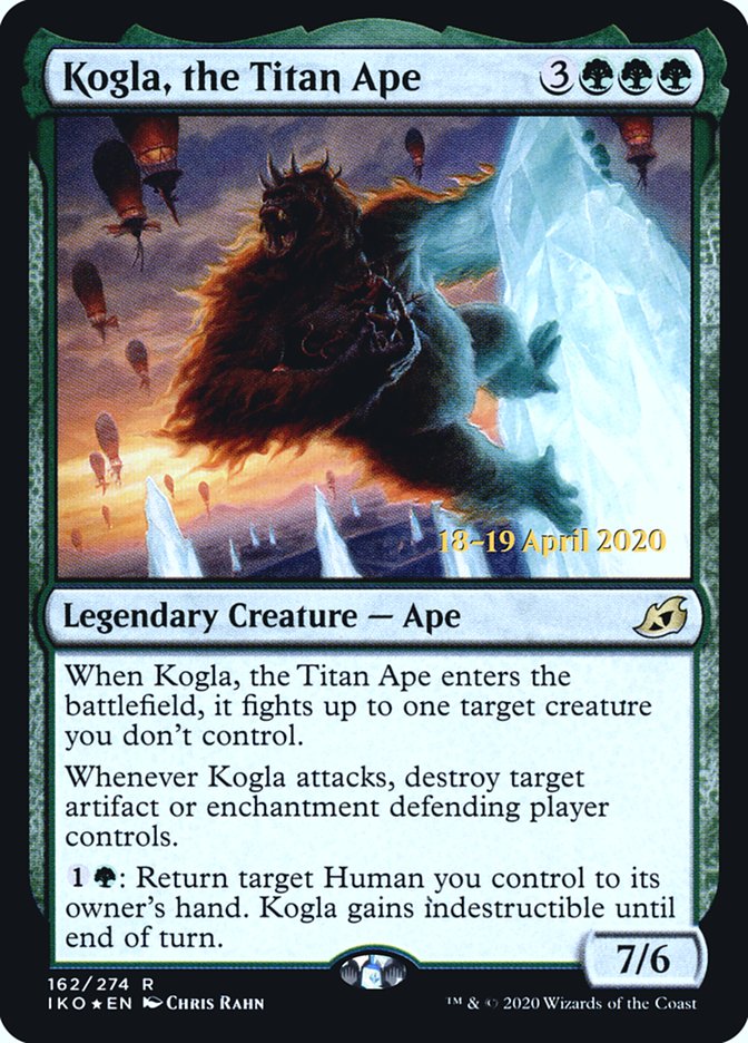 Kogla, the Titan Ape  [Ikoria: Lair of Behemoths Prerelease Promos] | Enigma On Main