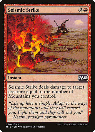 Seismic Strike [Magic 2015] | Enigma On Main