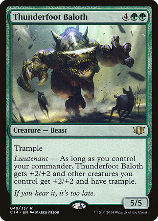 Thunderfoot Baloth [Commander 2014] | Enigma On Main