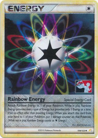 Rainbow Energy (104/123) (League Promo) [HeartGold & SoulSilver: Base Set] | Enigma On Main