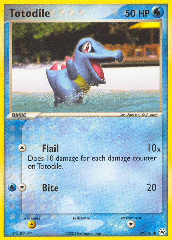 Totodile (79/101) [EX: Hidden Legends] | Enigma On Main