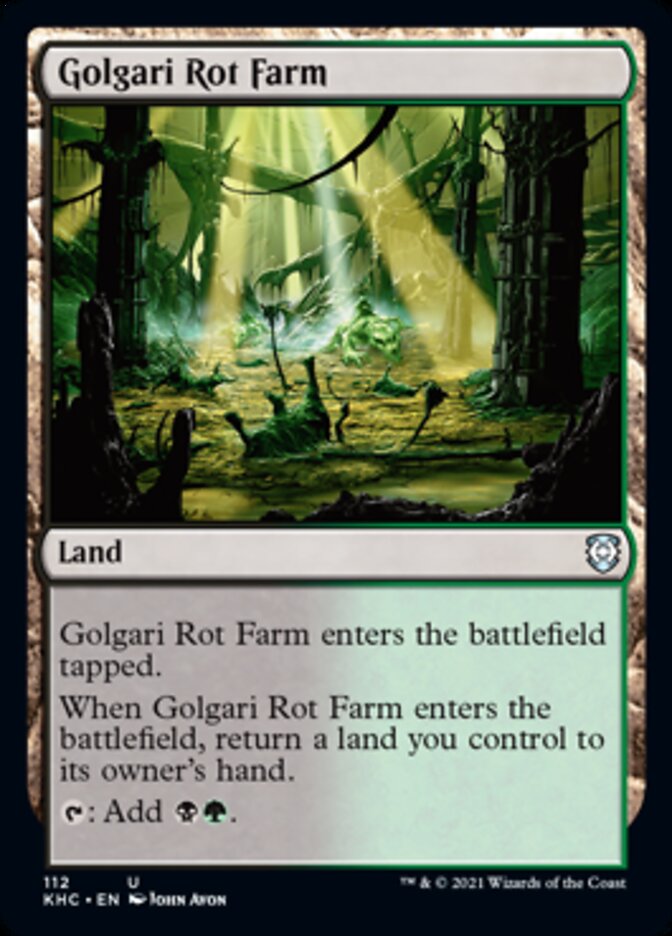 Golgari Rot Farm [Kaldheim Commander] | Enigma On Main