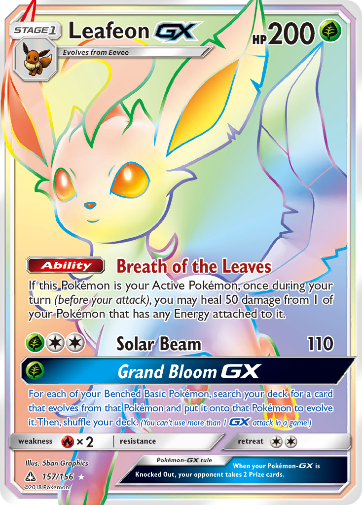 Leafeon GX (157/156) [Sun & Moon: Ultra Prism] | Enigma On Main