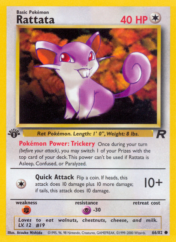 Rattata (66/82) [Team Rocket 1st Edition] | Enigma On Main