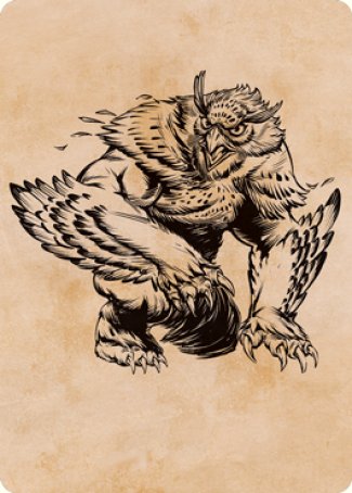 Owlbear (Showcase) Art Card [Dungeons & Dragons: Adventures in the Forgotten Realms Art Series] | Enigma On Main