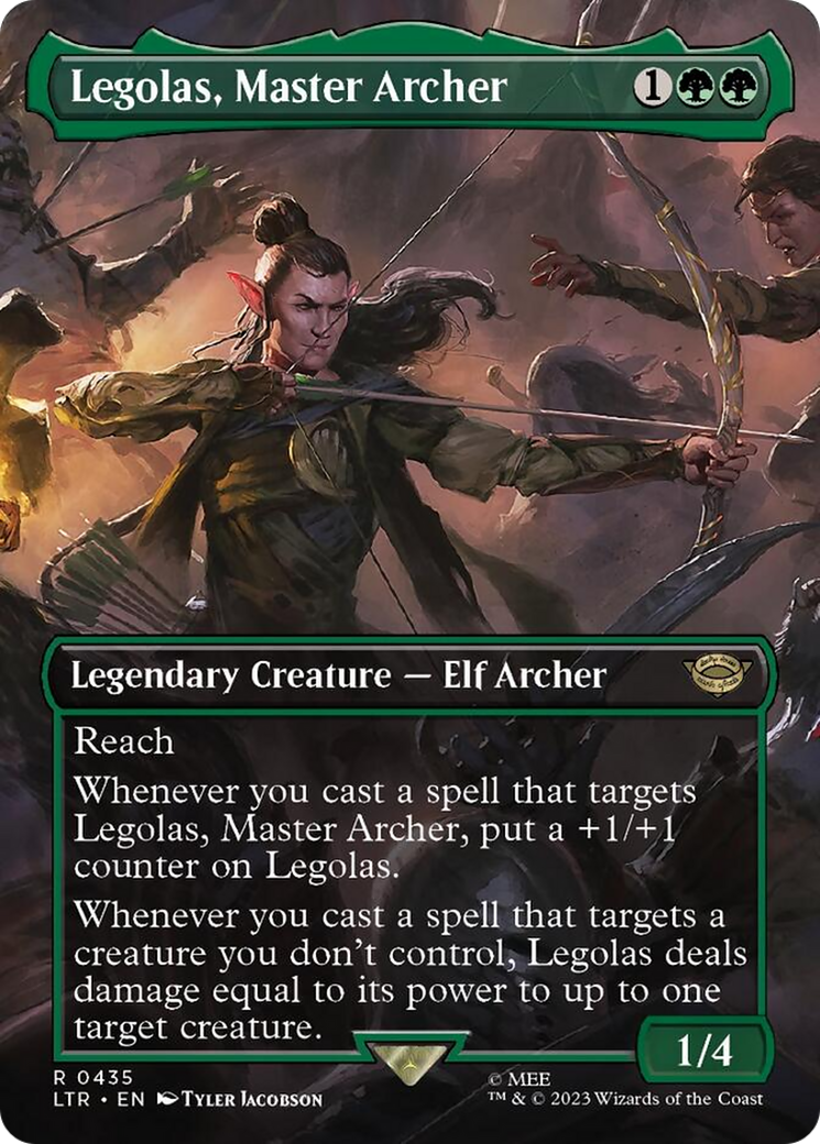 Legolas, Master Archer (Borderless Alternate Art) [The Lord of the Rings: Tales of Middle-Earth] | Enigma On Main