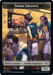 Zombie Employee // Food (011) Double-sided Token [Unfinity Tokens] | Enigma On Main