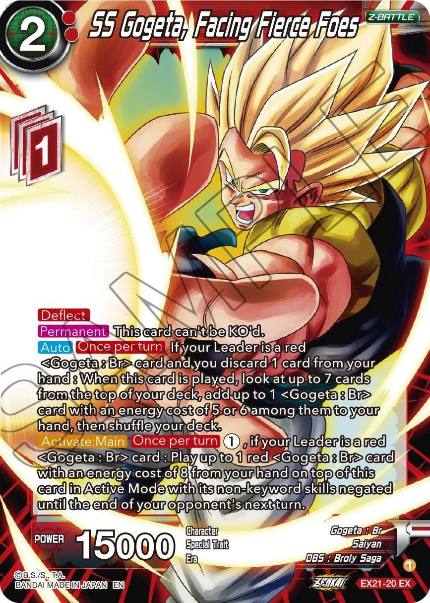 SS Gogeta, Facing Fierce Foes (EX21-20) [5th Anniversary Set] | Enigma On Main