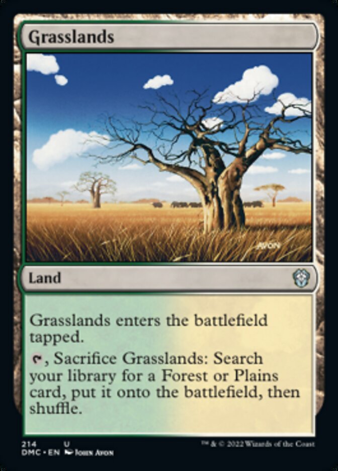 Grasslands [Dominaria United Commander] | Enigma On Main