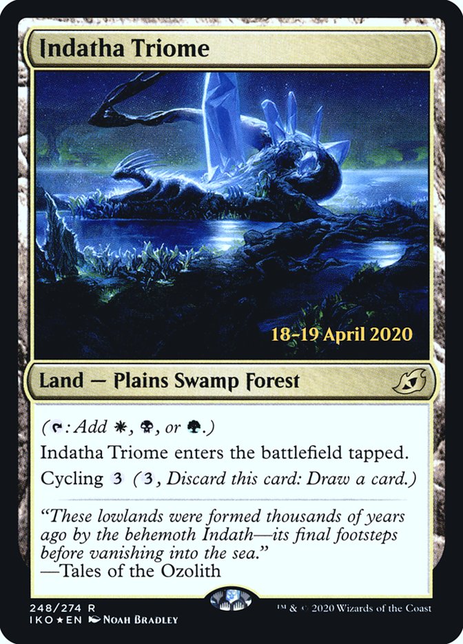 Indatha Triome  [Ikoria: Lair of Behemoths Prerelease Promos] | Enigma On Main