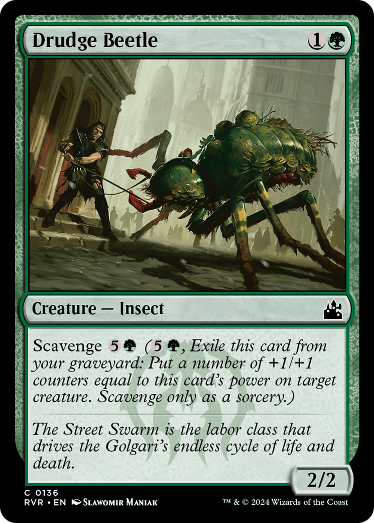 Drudge Beetle [Ravnica Remastered] | Enigma On Main