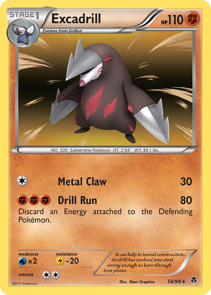 Excadrill (56/98) [Black & White: Emerging Powers] | Enigma On Main