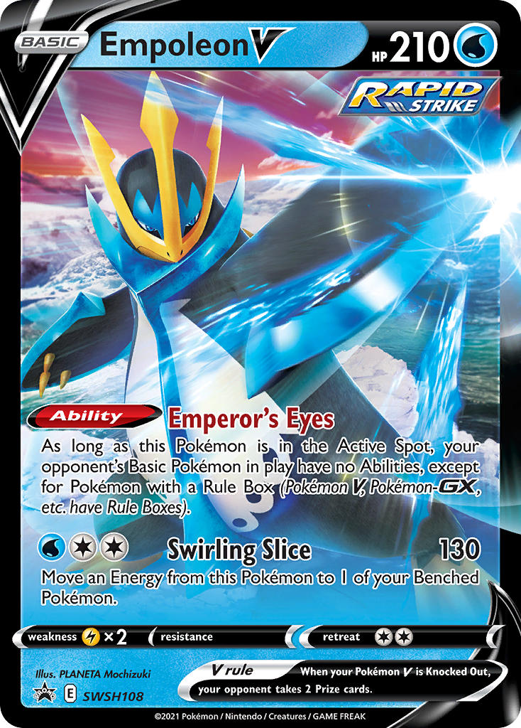 Empoleon V (SWSH108) [Sword & Shield: Black Star Promos] | Enigma On Main