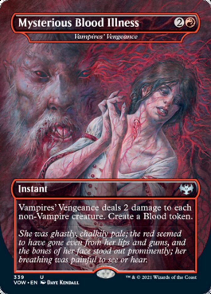 Vampires' Vengeance - Mysterious Blood Illness [Innistrad: Crimson Vow] | Enigma On Main
