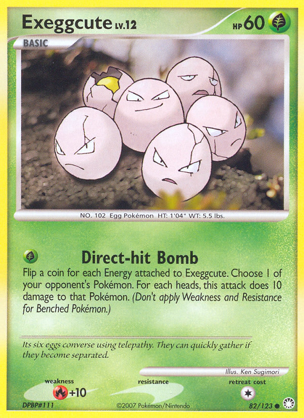 Exeggcute (82/123) [Diamond & Pearl: Mysterious Treasures] | Enigma On Main