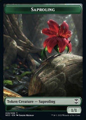 Beast // Saproling Double-sided Token [Streets of New Capenna Commander Tokens] | Enigma On Main